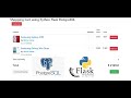 Shopping Cart using Python Flask PostgreSQL