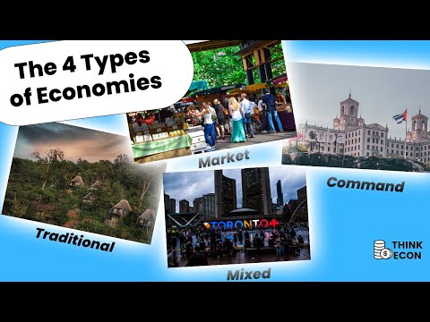 What are the 4 types of economic systems?