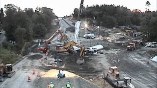 SR 520 - Installing a Fish Culvert - Eastside Transit \u0026 HOV Project - July 2011