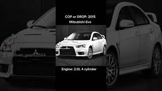 COP or DROP: 2015 Mitsubishi Lancer Evo