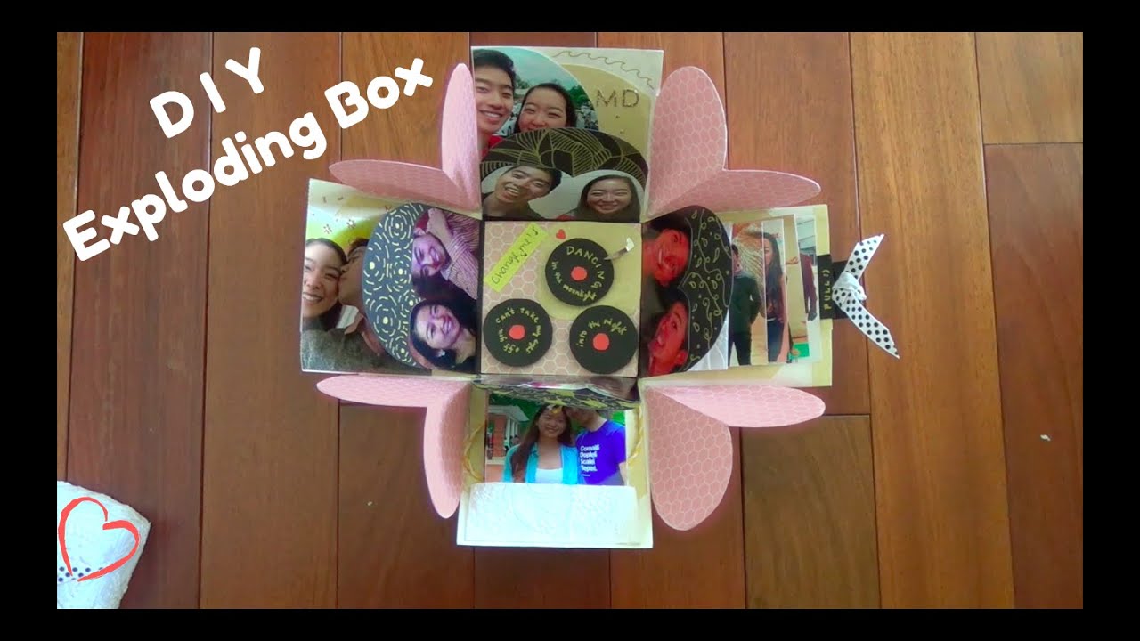 Diy Exploding Box Youtube