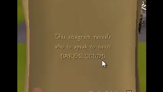 BAKER CLIMB - OSRS anagram clue