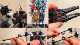 How to build combine and assemble Ironfactory transformers g1 liokaiser weapons \u0026 accessories. Spear