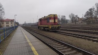 [4K] Průjezd Kocoura 742 008-6 směr Všetaty dne 18.1. 2020 Neratovice