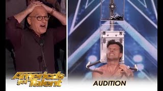 Escape Artist EXTREMELY 💥 Dangerous Scorpion Escape! | America's Got Talent 2018