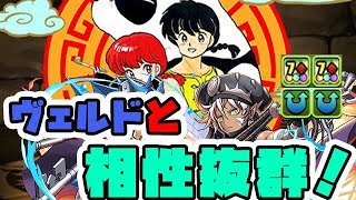 【パズドラ】早乙女乱馬　原作版はヴェルドをアシストしてあげると強い！おれは眠い。【極限の闘技場３】