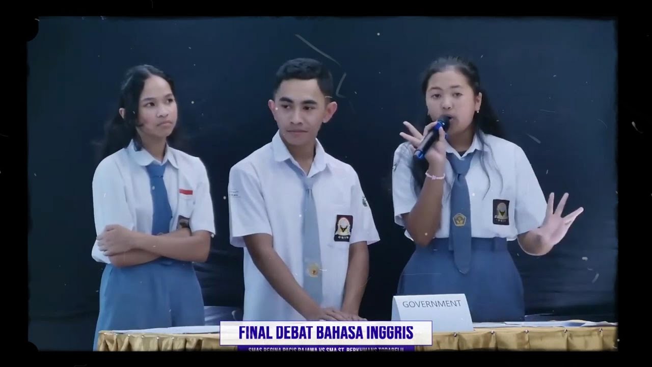 Final Debat Bahasa Inggris Smas Regina Pacis Vs Seminari Todabelu Dalam