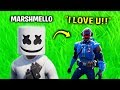 I Pretended To Be Marshmello In Fortnite