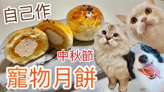 ［寵物月餅］中秋節自己DIY ｜特製貓狗月餅教學食譜！毛小孩也要吃月餅《元夢小教室》