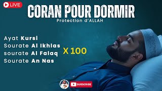 🔴CORAN AVANT de DORMIR : Ayatal Kursi , Al Ikhlas, Al Falaq, An Nas |Sourate du soir - Decembre 2024