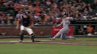 SD@SF: Padres take the early lead on Grandal's single