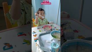 กินข้าวกันครับ น้องกูเกิ้ลเอง #cutebaby #cute #baby