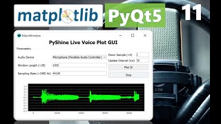 Python Beginners - PytQt5 Audio and QThreadPool - Part 11#coding #programming #pythonprogramming