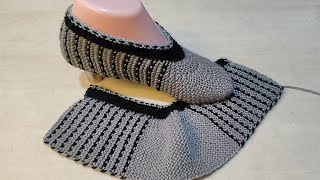 Wonderful knitting ladies socks/booties // Super easy // Step by step //