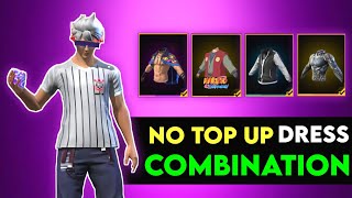 Top 10 No Top Up Dress Combination | Best Dress Combination | Free Fire Dress Combination