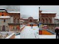 today live darshan badrinath dham badrinath snowfall today badrinath dham snowfall badrinath