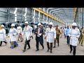 President Tours the massive Devki integrated steel plant in Kwale County!!