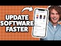 How To Update iPhone Software Faster 2026 (Step-By-Step Tutorial)