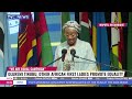 Nigeria's First Lady Shares Her Renewed Hope Initiative For Development