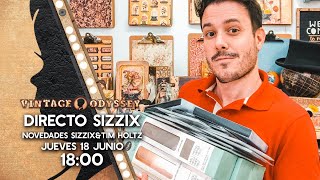 Directo novedades Sizzix y tutorial tarjeta coctel!