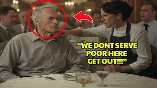 Waiter insulted Clint Eastwood in a luxury restaurant, Not Knowing He Owns the restaurant