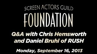 Conversations with Chris Hemsworth and Daniel Bruhl of RUSH