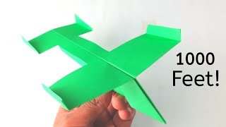How To Make EASY PAPER AIRPLANE That Fly Far And Fast