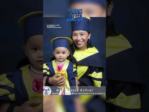 1-year-old girl, kasama ng kaniyang ina na nagmartsa sa graduation #shorts | Unang Balita