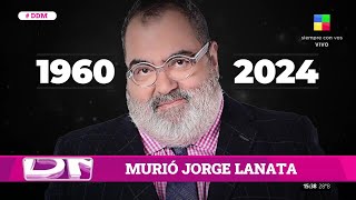 🔴 MURIÓ JORGE LANATA a los 64 años