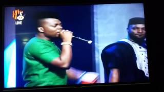 Olamide Says Lil Kesh is the Next Rated Artist during Adekunle Gold Speech