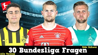 Kannst du die Bundesliga Vereine & Spieler erraten? 👀🤔 Fußball Bundesliga Quiz 2023
