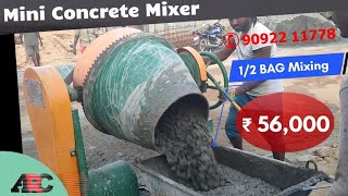 Half Bag Concrete Mini Mixer ARC single phase Electrical