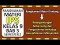 Rangkuman Materi IPS Kelas 9 K13 BAB 3