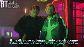 Paulo Londra - Noche de Novela ft. Ed Sheeran // Lyrics + Español // Video Official