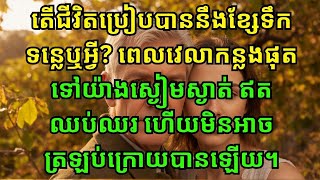 ជីវិតដូចខ្សែទឹកទន្លេ៖ ធុងដំណើរមិនឈប់ឈរ, មិនអាចត្រលប់ក្រោយ