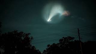 SpaceX launch lights up night sky in Florida