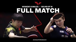 FULL MATCH | SUN Yingsha vs Nina MITTELHAM | WS R16 | #SingaporeSmash 2023