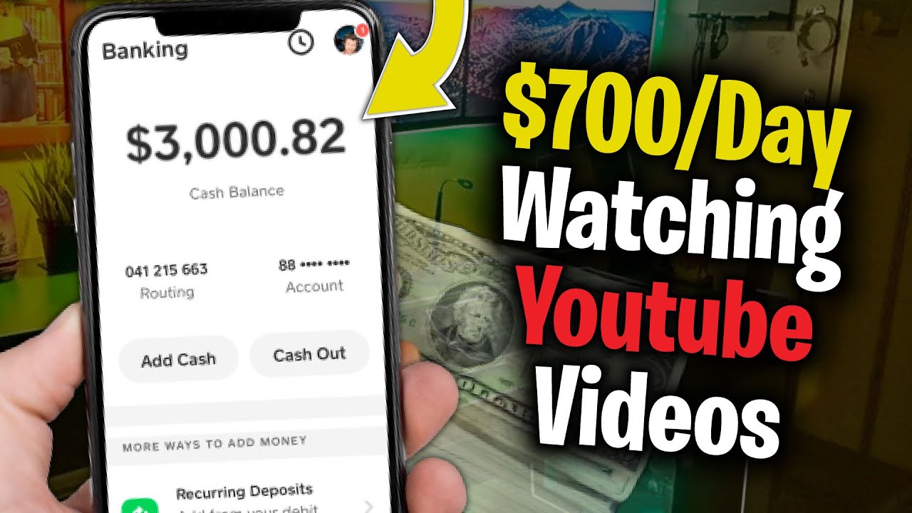 Earn $700/Day Watching YouTube Videos 2022 (Make Money Watching YouTube ...