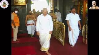 TTD TEMPLE HONOURS TO HH SRI SRI YATHIRAJA JEEYAR SWAMY