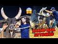 CHAND BAIL NE ATTACK KARDIA😱| WORLD BIGGEST CHAND BAIL | COW MANDI VLOG | MISHKAT KHAN