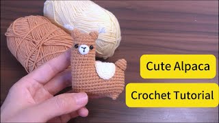 Cute Alpaca Crochet Tutorial #crochet #handmade #handmadegifts #crochettutorial #diy #alpaca