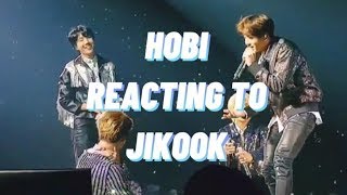 Hobi reacting to Jikook