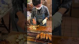 優秀好吃 超神「士林夜市燒烤杏鮑菇」，每天都是大排長龍啦 (Shilin Night Market BBQ Pleurotus eryngii)