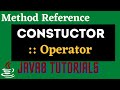 How to implement a constructor reference with one or more arguments in Java | Constructor reference