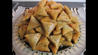 صمصة زمنية تقليدية بورقة الملسوقة الدياري، بنينة و اقتصادية / Samsa traditionelle tunisienne 🇹🇳