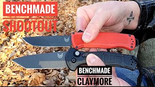 Benchmade Shootout DA/OTF Auto and Benchmade Claymore Tanto - Preparedmind101