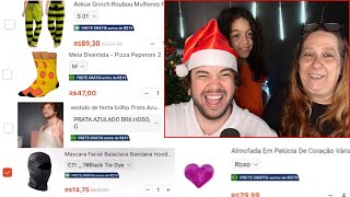 BRINO e DONA CLAUDIA REAGE: os MELHORES e PIORES carrinhos NATALINOS na SHOPEE