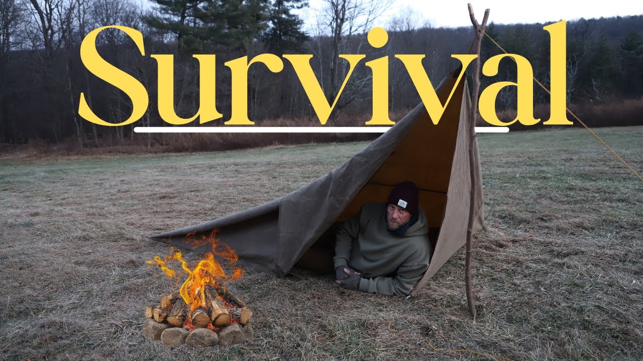 The Easiest Survival Tarp Shelter Anyone Can Build No Experience