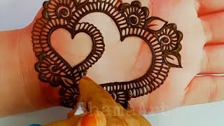 Wedding 2020 \u0026 Karwa Chauth Special Mehndi Design | Easy Semi Bridal Henna designs