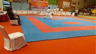 Roshan Yadav Quarter Final Male Individual Kata All India University Games Karate Championship 2019